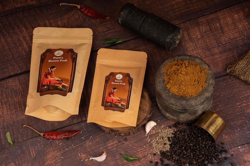 Narchuvai Foods Patti’s Rasam Podi - Distacart