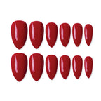 shills professional reusable press on nails almond spn608