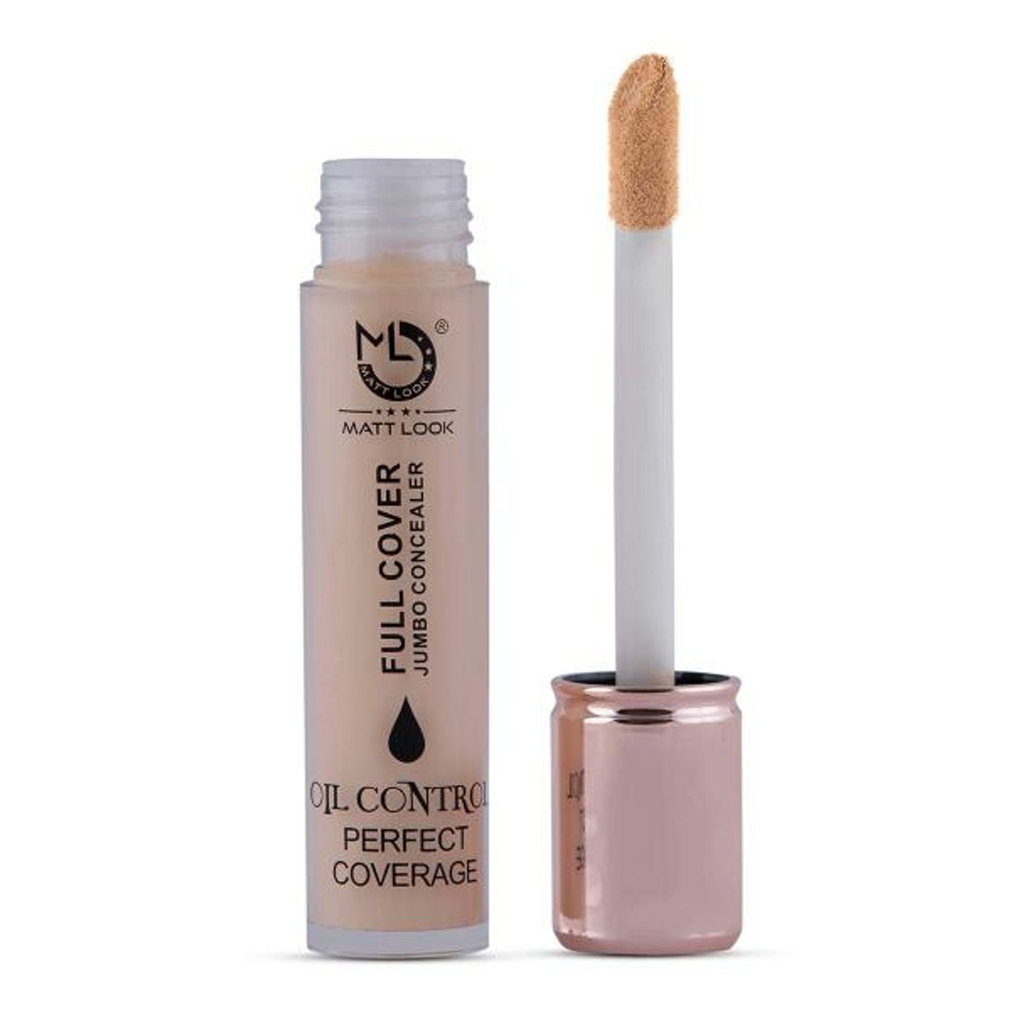 Matt Look Full Cover Jumbo Oil Control Perfect Coverage Concealer - Classic Ivory - Distacart