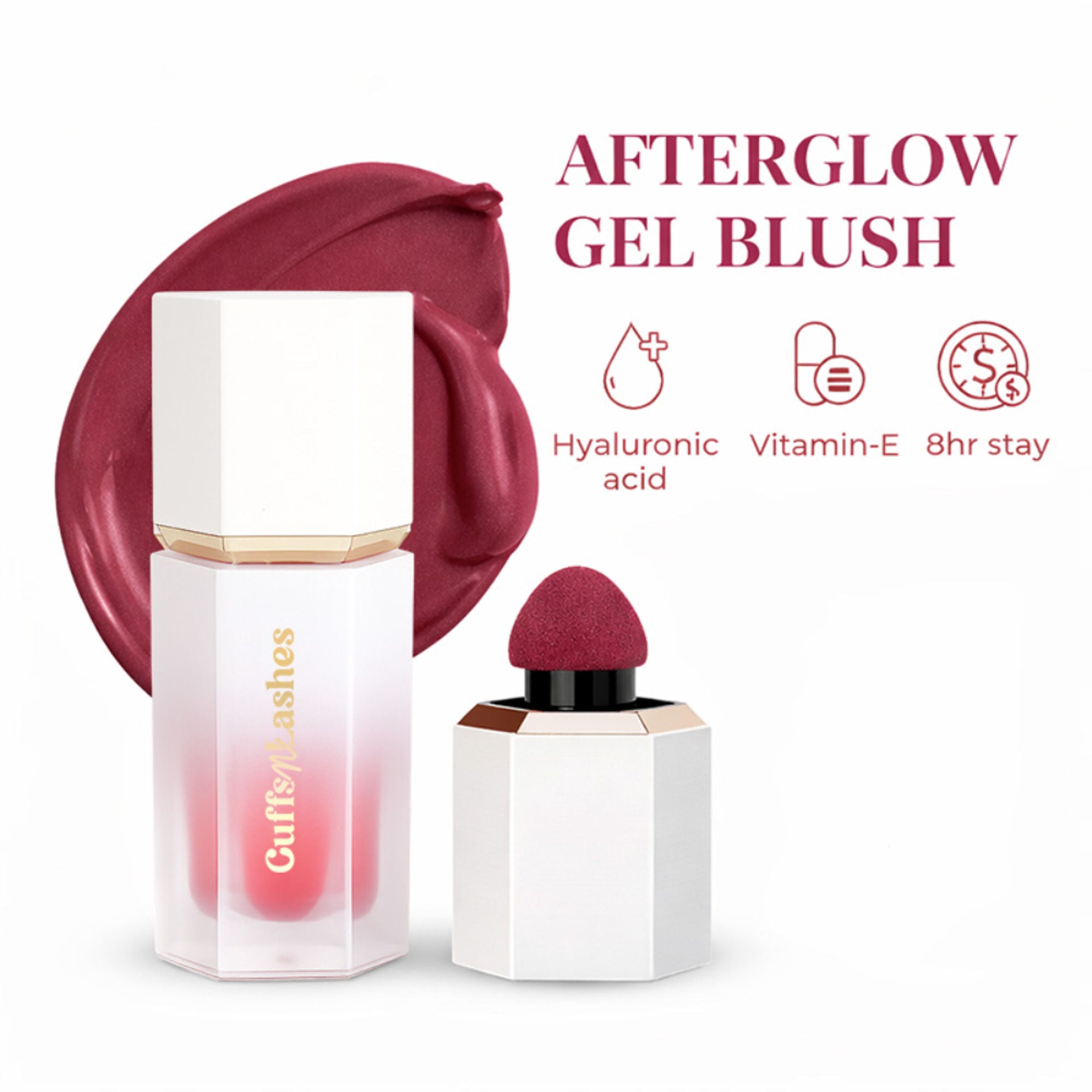 CUFFS N LASHES After Glow Liquid Blush - 05 Rosewood