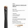 CUFFS N LASHES Deep Angled Concealer Brush - F011