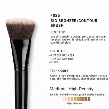 CUFFS N LASHES Big Bronzer Contour Brush - F025