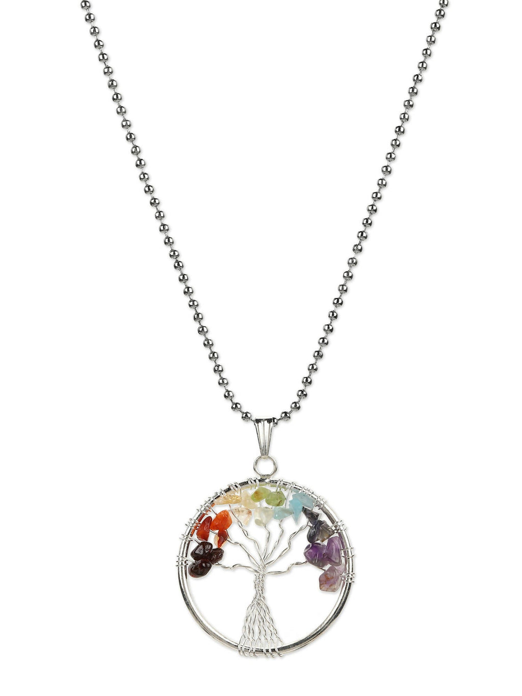 Women's Silver-Toned Blue Silver-Plated Handcrafted Chain - Ruby Raang - Distacart