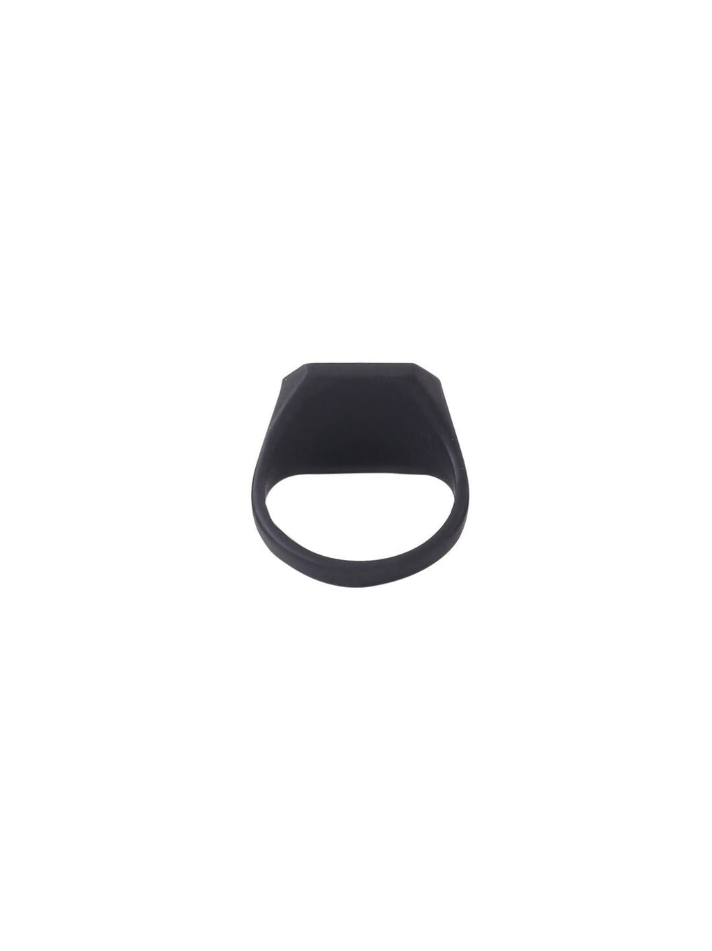 NVR Men's Set of 2 Black Rhodium-Plated Finger Ring