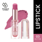 Swiss Beauty High Shine Finish Smooth Glide Pure Lustre Lipstick - 3 Salty Pink