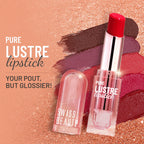 Swiss Beauty High Shine Finish Smooth Glide Pure Lustre Lipstick - 8 Bleached Pink - Distacart