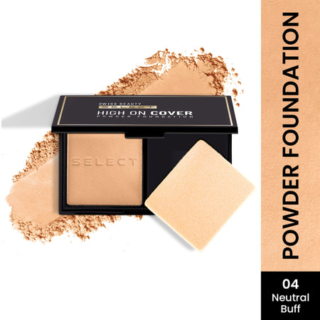 Swiss Beauty Select High On Cover Powder Foundation - 4 Neutral Buff