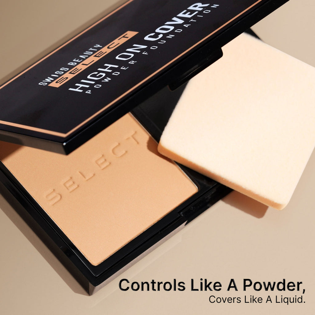 Swiss Beauty Select High On Cover Powder Foundation - 5 Classic Sand - Distacart