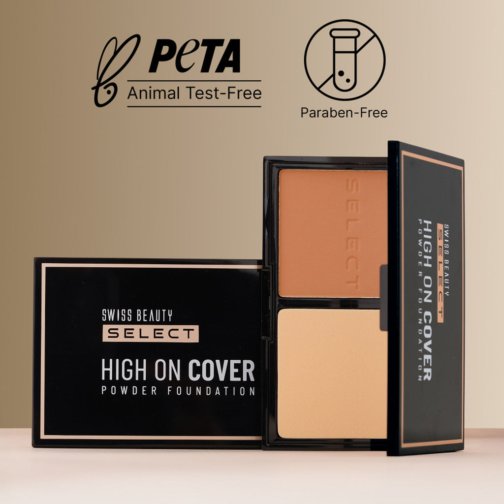 Swiss Beauty Select High On Cover Powder Foundation - 5 Classic Sand - Distacart