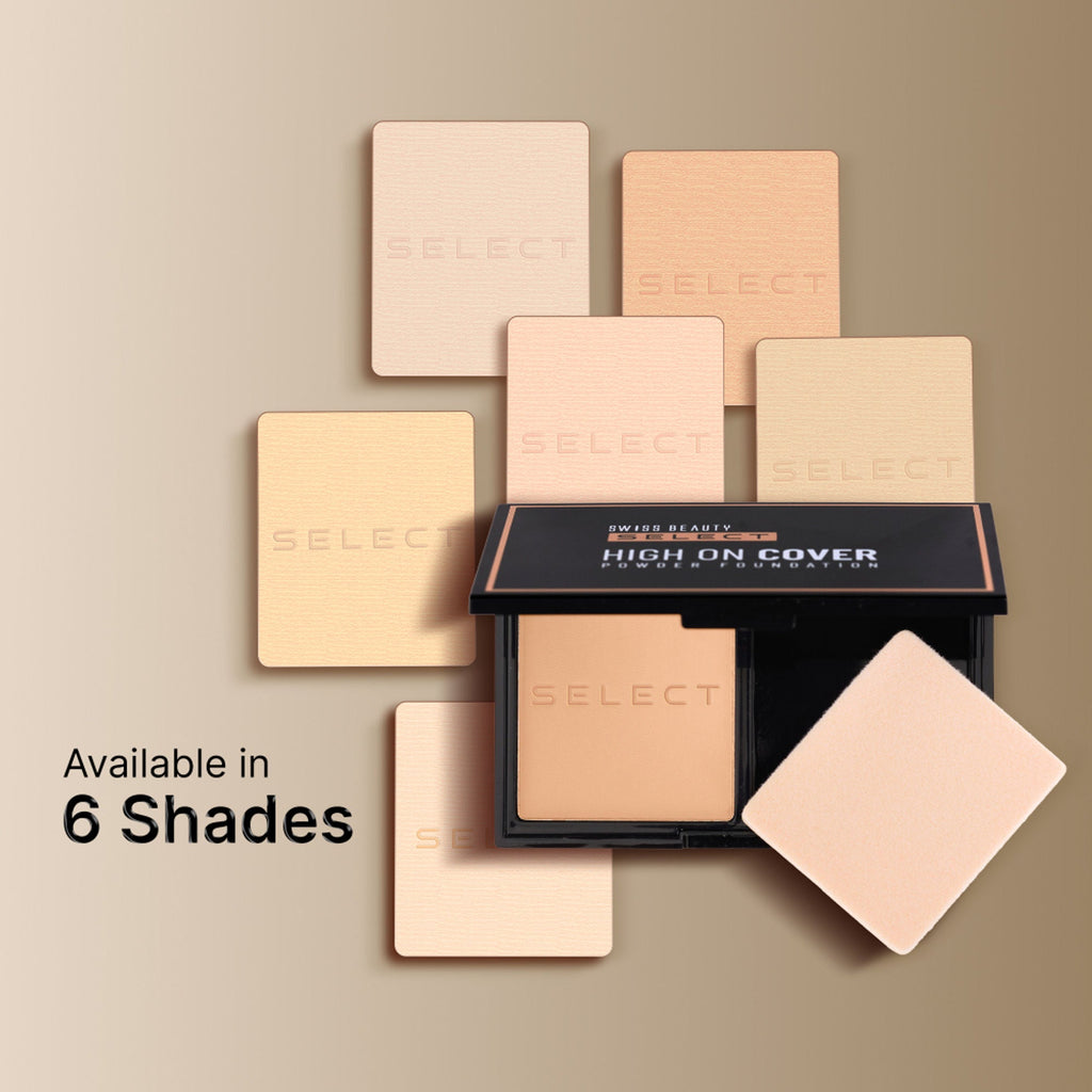 Swiss Beauty Select High On Cover Powder Foundation - 5 Classic Sand - Distacart