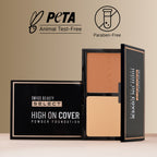 Swiss Beauty Select High On Cover Powder Foundation - 6 Warm Honey - Distacart
