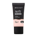 Swiss Beauty Matte Maxx Cover Foundation with Hyaluronic Acid & Vitamin E - 2 Ivory Cool