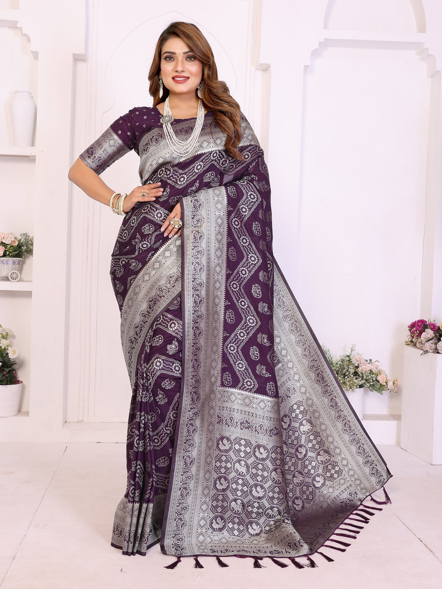 Anaita Premium Georgette Silk Saree - Distacart