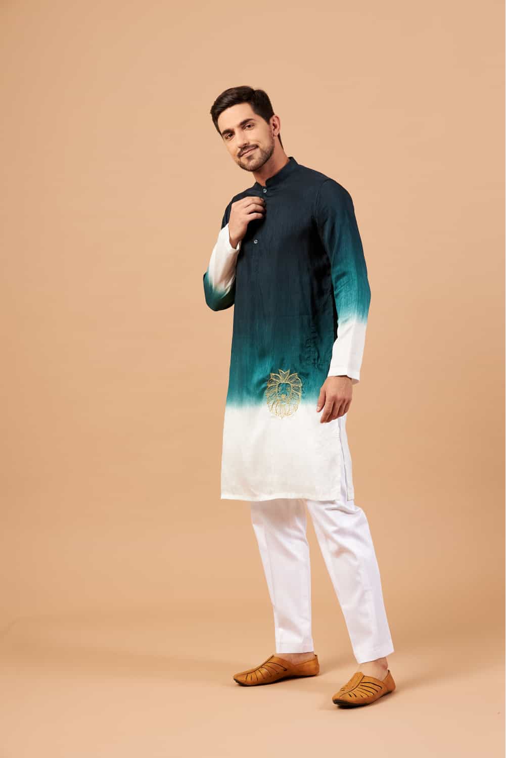 Leonine Designer Men's kurta by Hilo Design