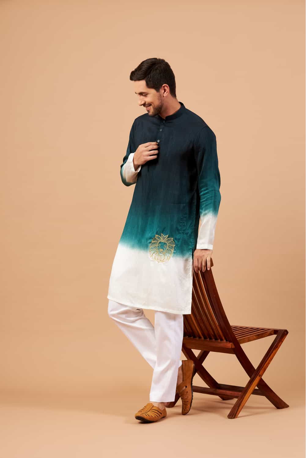 Leonine Designer Men's kurta by Hilo Design