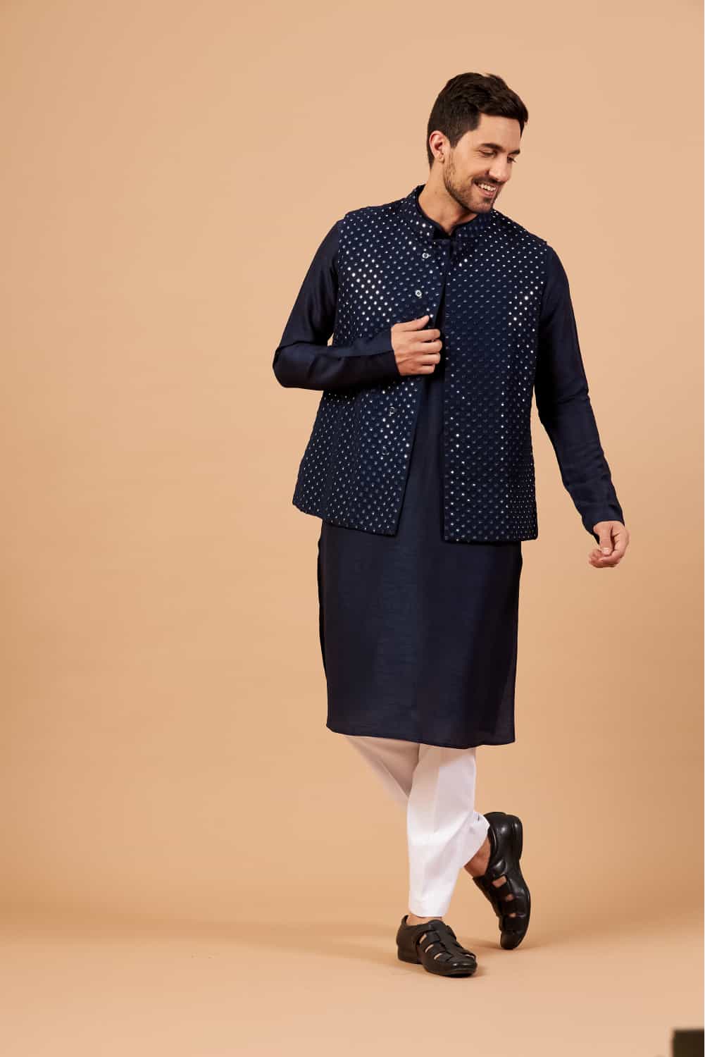Rolack Designer Men's Nehru Jacket by Hilo Design