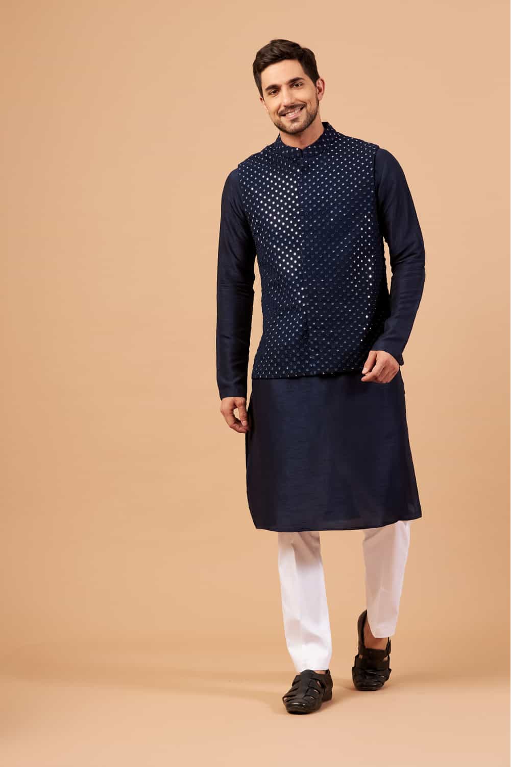 Rolack Designer Men's Nehru Jacket by Hilo Design