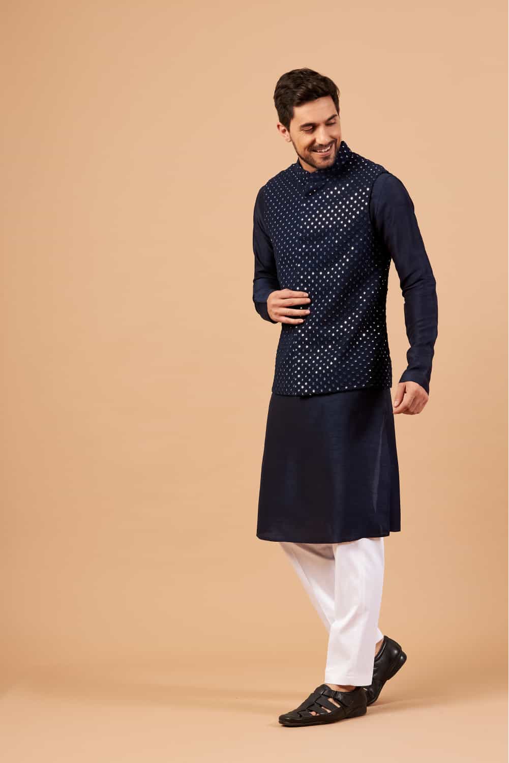 Rolack Designer Men's Nehru Jacket by Hilo Design