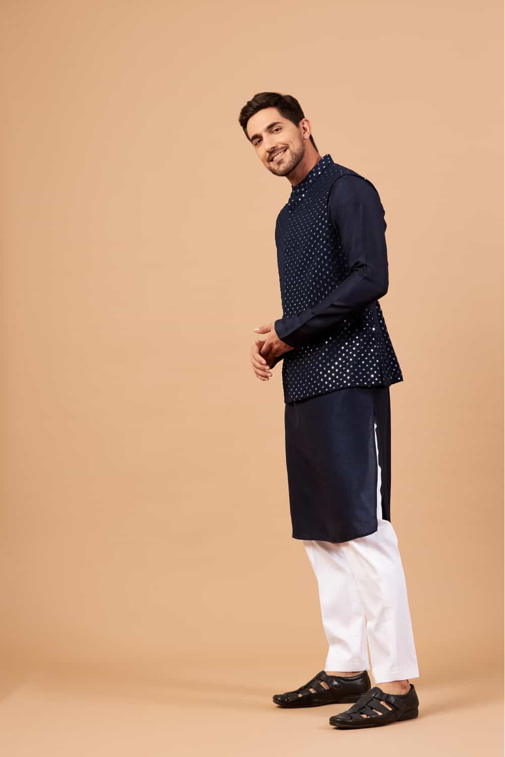 Rolack Designer Men's Nehru Jacket by Hilo Design