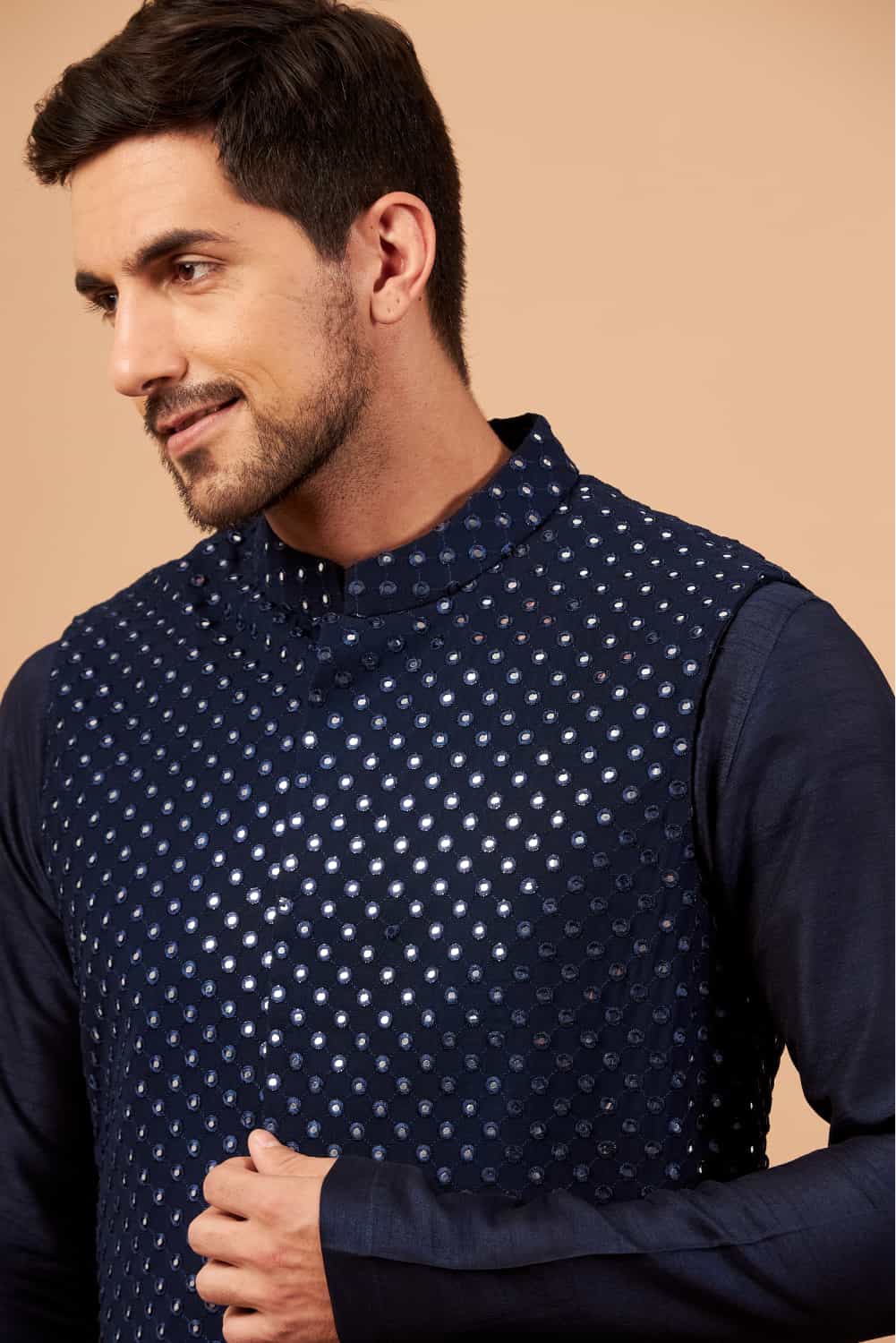Rolack Designer Men's Nehru Jacket by Hilo Design