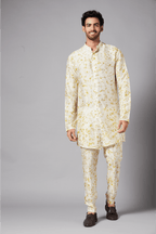 Mighty Natural Dye Designer Men's Kurta Set by Hilo Design
