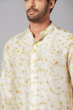 Mighty Natural Dye Designer Men's Kurta Set by Hilo Design