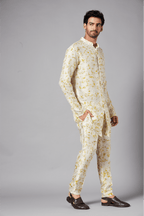 Mighty Natural Dye Designer Men's Kurta Set by Hilo Design