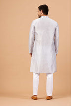 Manatee Basik Kurta Cadet Grey Coloured by Hilo Design