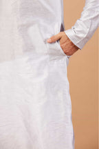 Manatee Basik Kurta Cadet Grey Coloured by Hilo Design