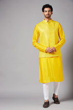 Yellot Designer Men's Nehru Jacket by Hilo Design