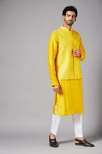 Yellot Designer Men's Nehru Jacket by Hilo Design