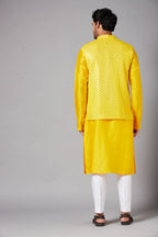Yellot Designer Men's Nehru Jacket by Hilo Design