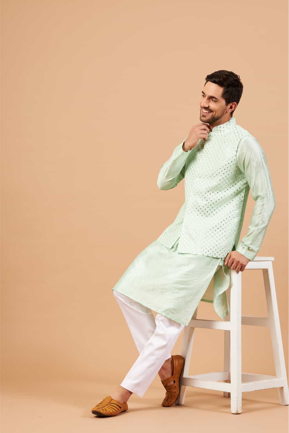 Panor Designer Men's Nehru Jacket by Hilo Design