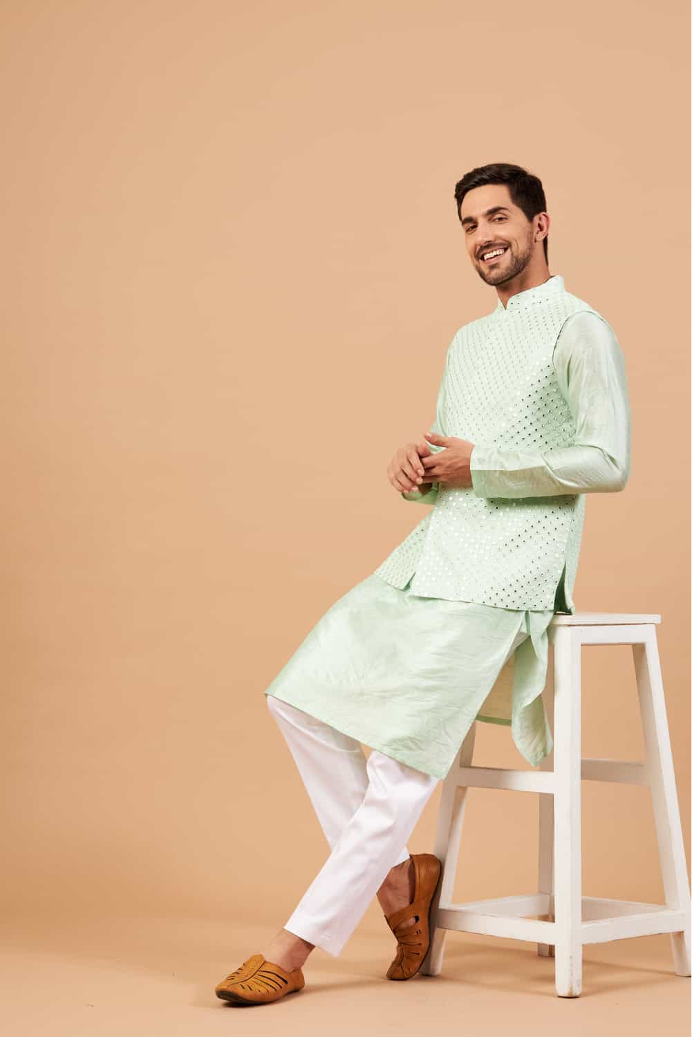 Panor Designer Men's Nehru Jacket by Hilo Design