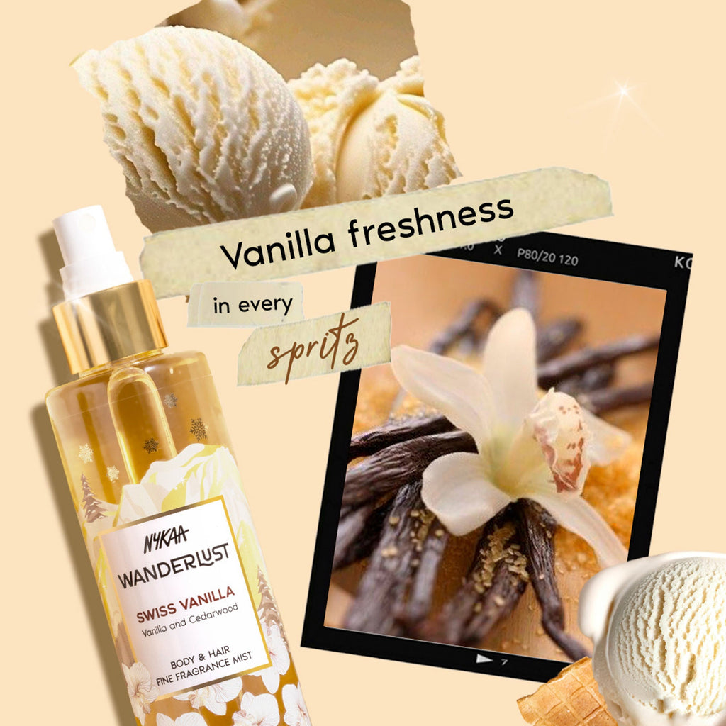 Wanderlust Fragrance Mist For Her - Swiss Vanilla