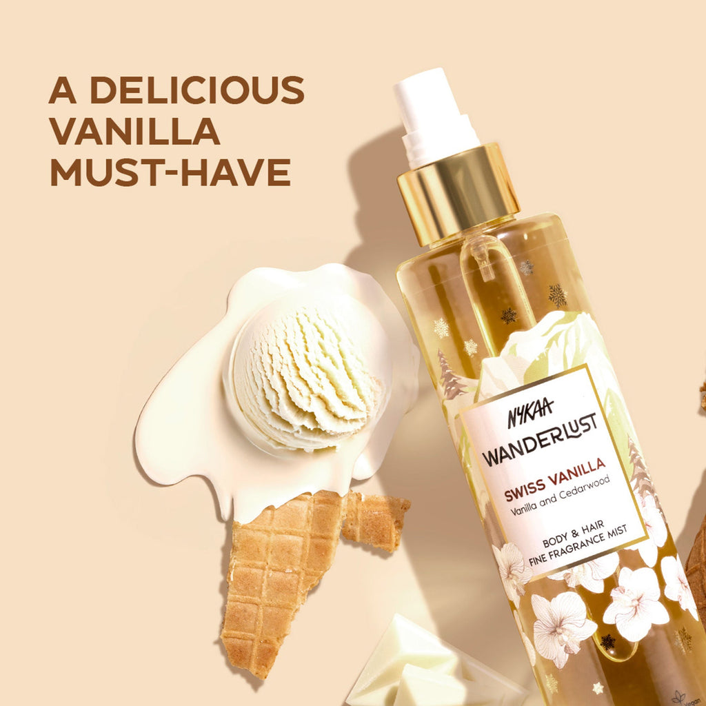 Wanderlust Fragrance Mist For Her - Swiss Vanilla