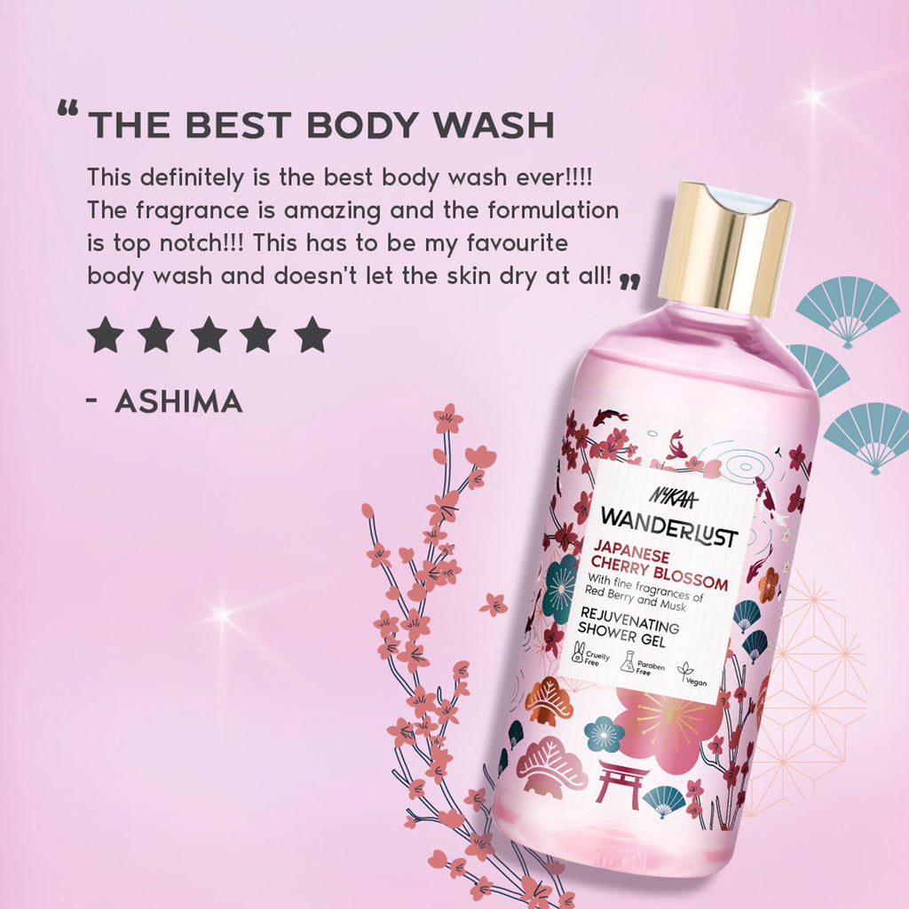 Wanderlust Shower Gels - Japanese Cherry Blossom