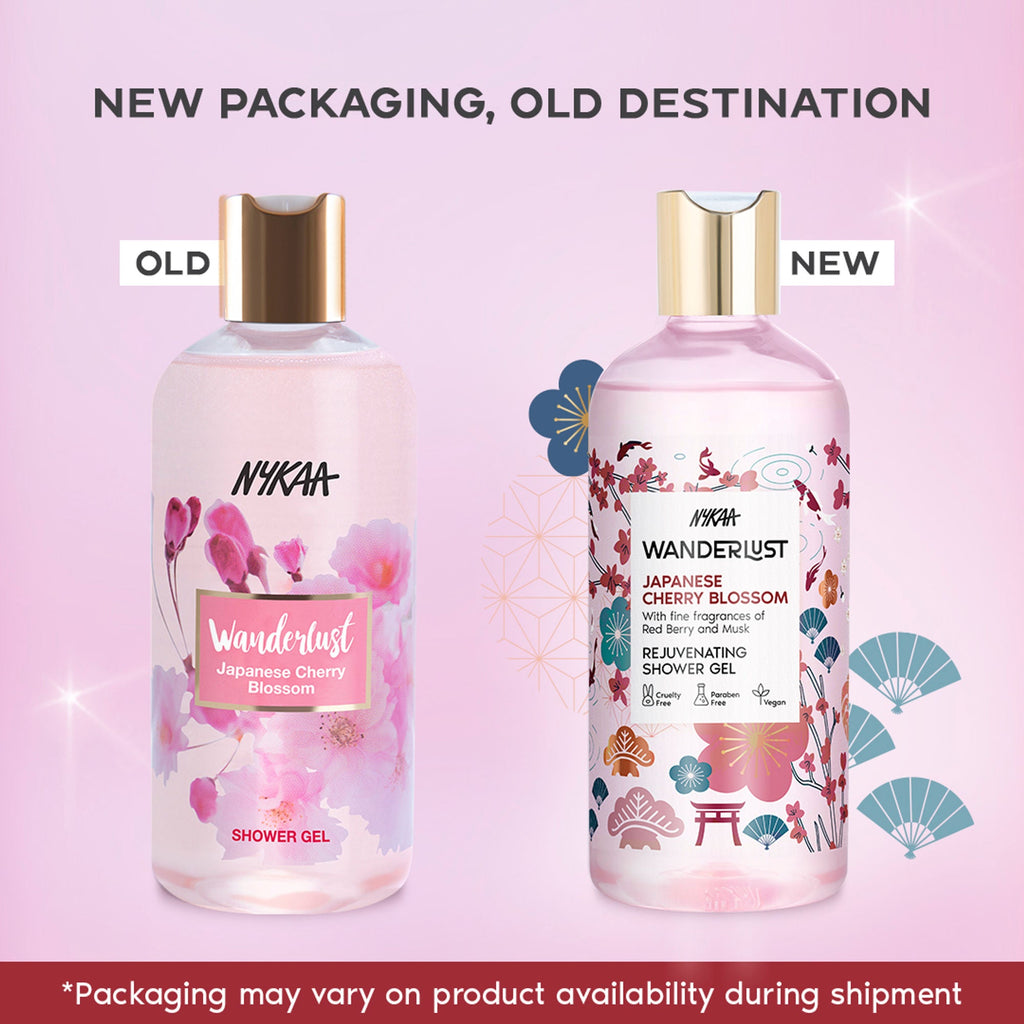 Wanderlust Shower Gels - Japanese Cherry Blossom