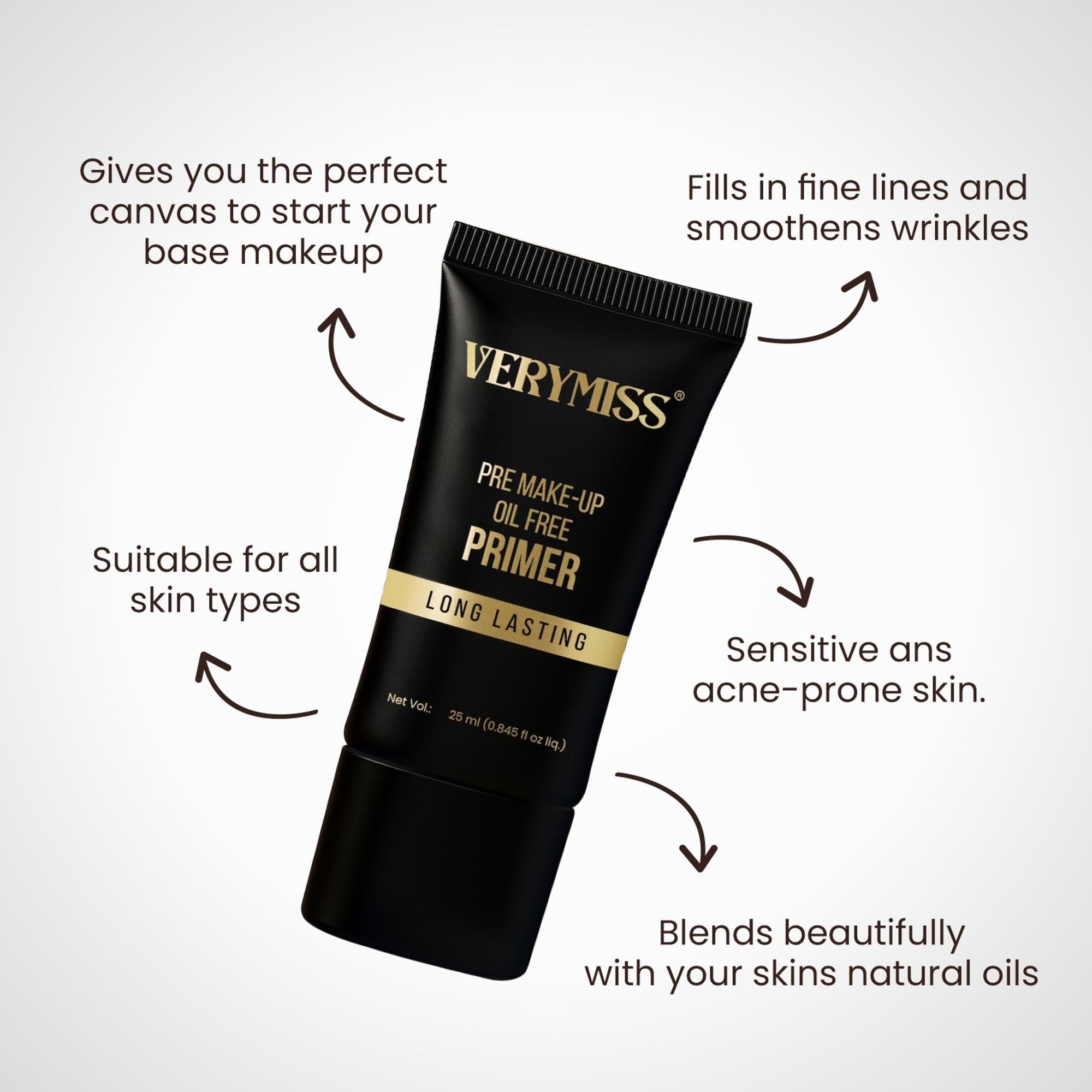 VERYMISS Ultimate Makeup Combo - 3 + Free Makeup Pouch