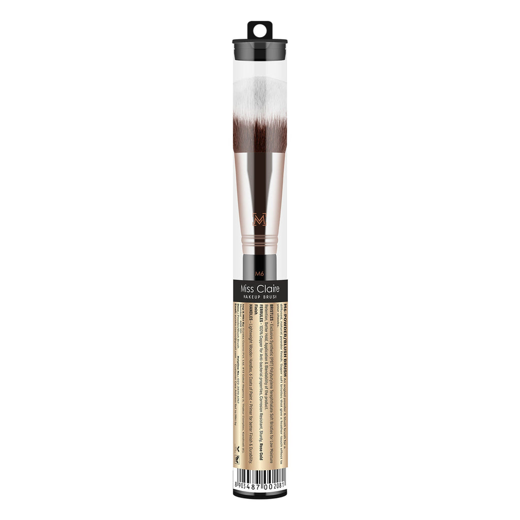 Miss Claire M6 - Powder/Blush Brush - Rose Gold