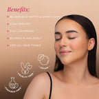Aflairza One for All Palette, 4-in-1 Foundation, Concealer, Blush & Contour, All-in-One Face Palette for Effortless Beauty 56g