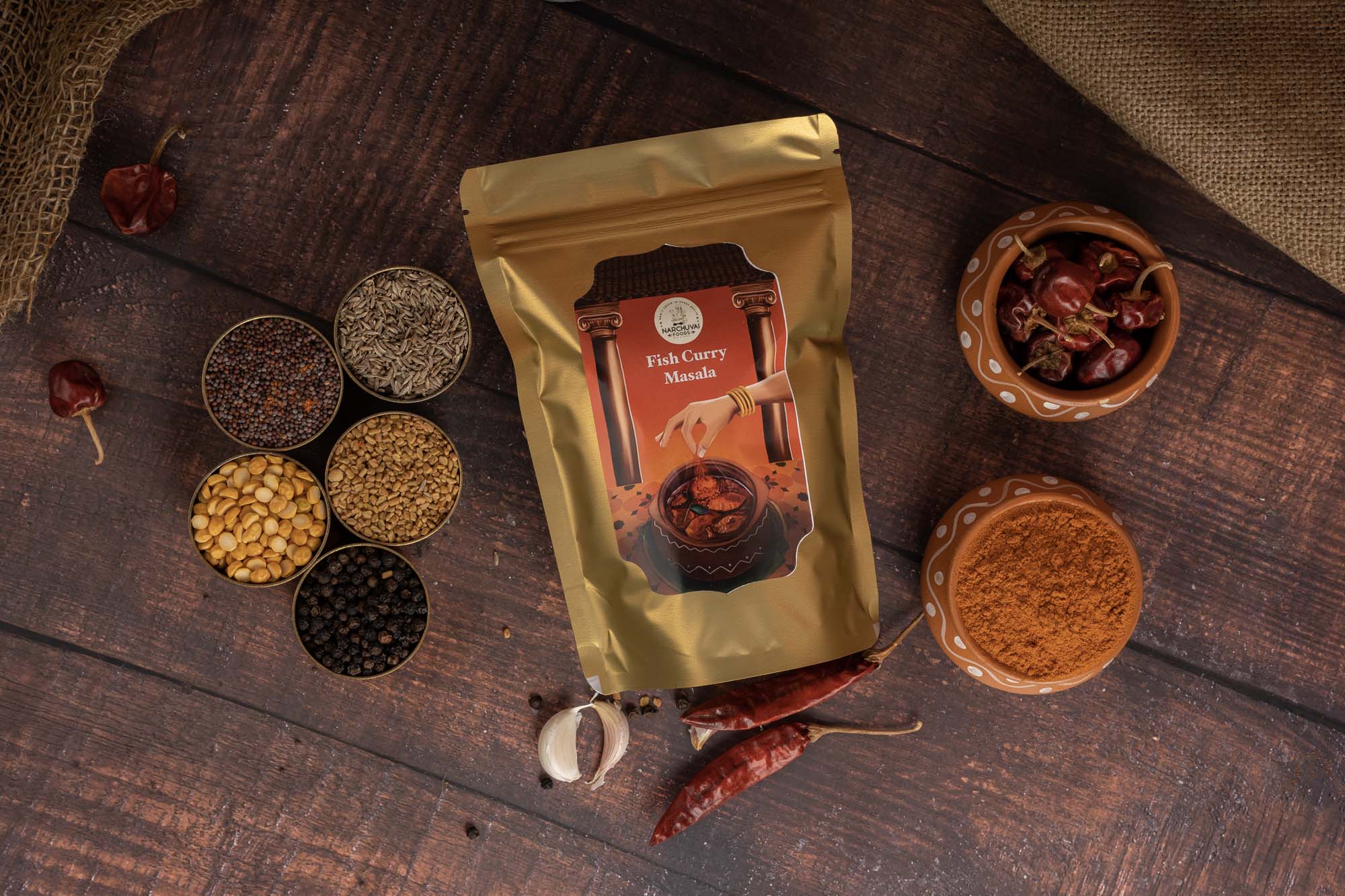 Narchuvai Foods Fish Curry Masala - Distacart