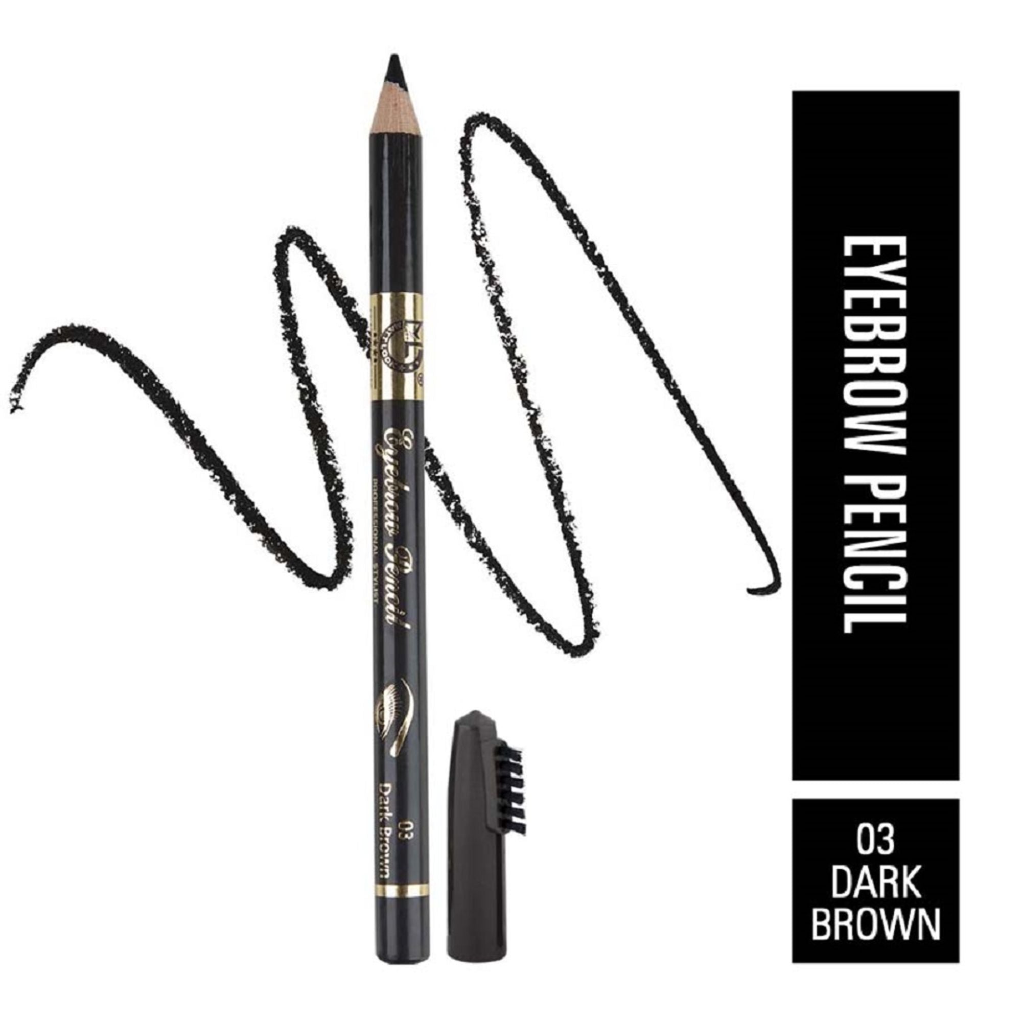 Matt Look Long Lasting Formula Professional Stylist Eyebrow Pencil - Dark Brown