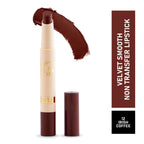 Matt Look Velvet Smooth Non Transfer Lipstick - Irish Coffee