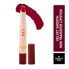 Matt Look Velvet Smooth Non Transfer Lipstick - Scarlet Red