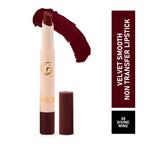 Matt Look Velvet Smooth Non Transfer Lipstick - Divine Wine