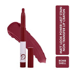 Matt Look Power Last Lip Stain Crayon Lipstick - Bomb Shell