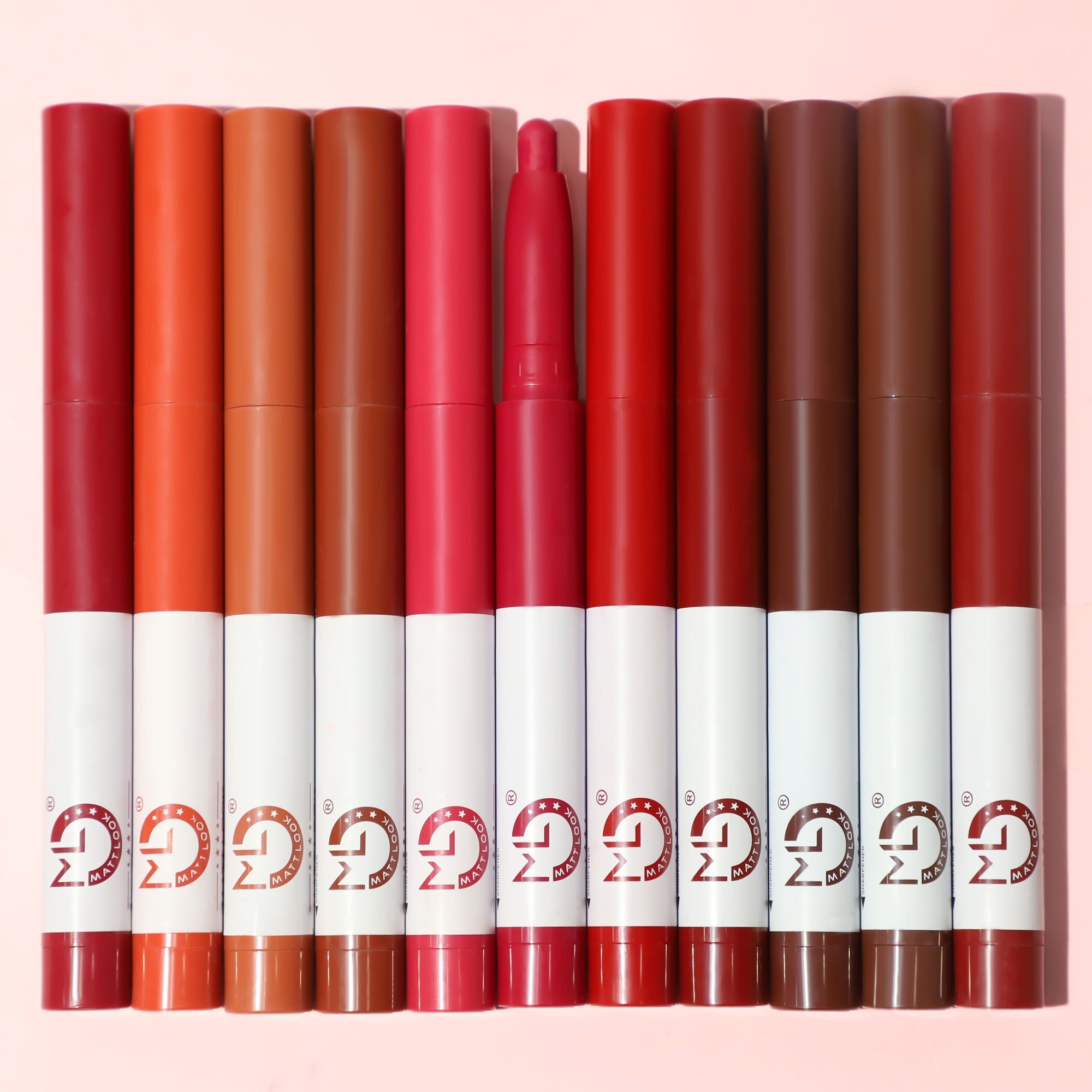 Matt Look Power Last Lip Stain Crayon Lipstick - Berry Crush