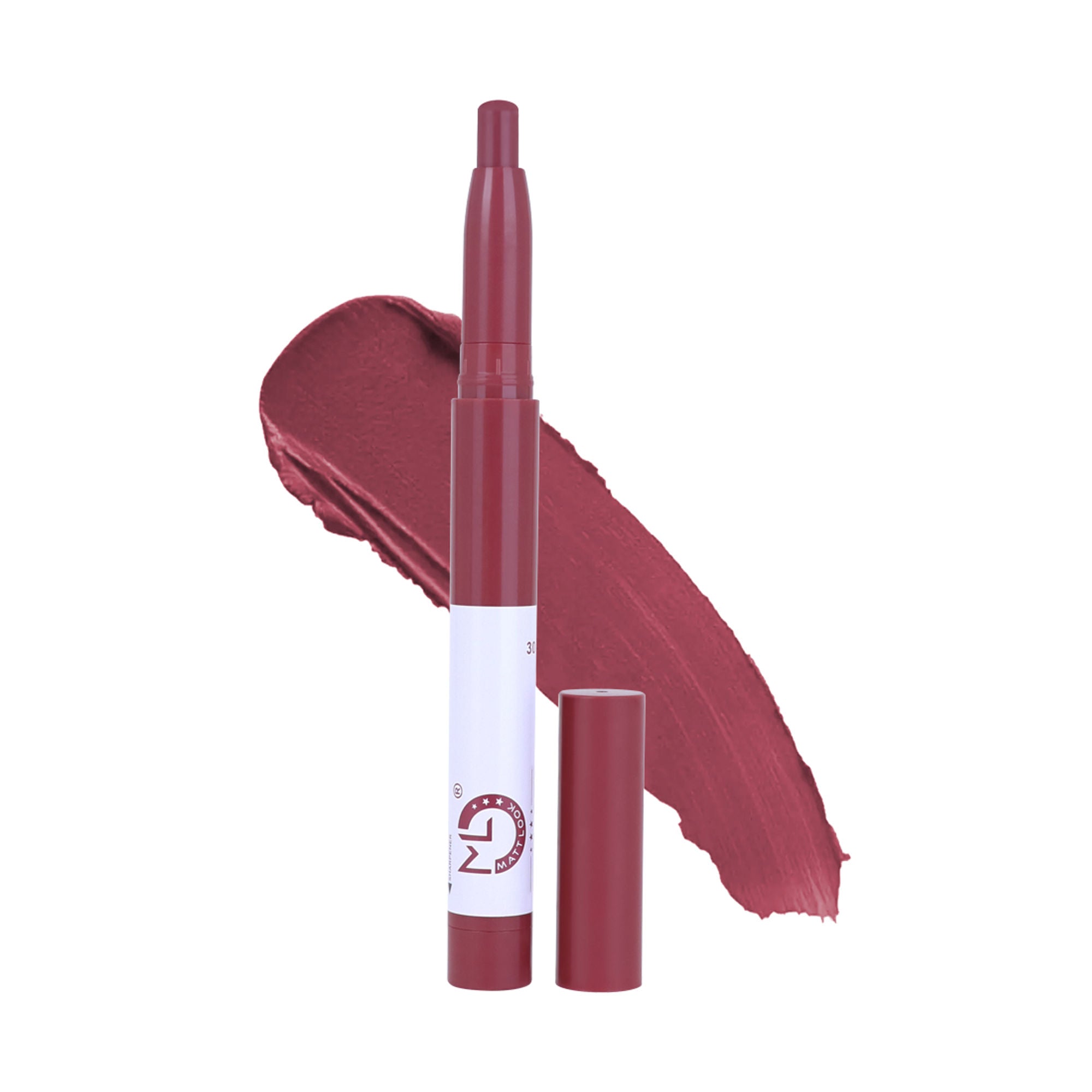 Matt Look Power Last Lip Stain Crayon Lipstick - Plush Rush 30