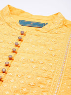 House of Pataudi Jashn Sequinned Embroidered Straight Kurta